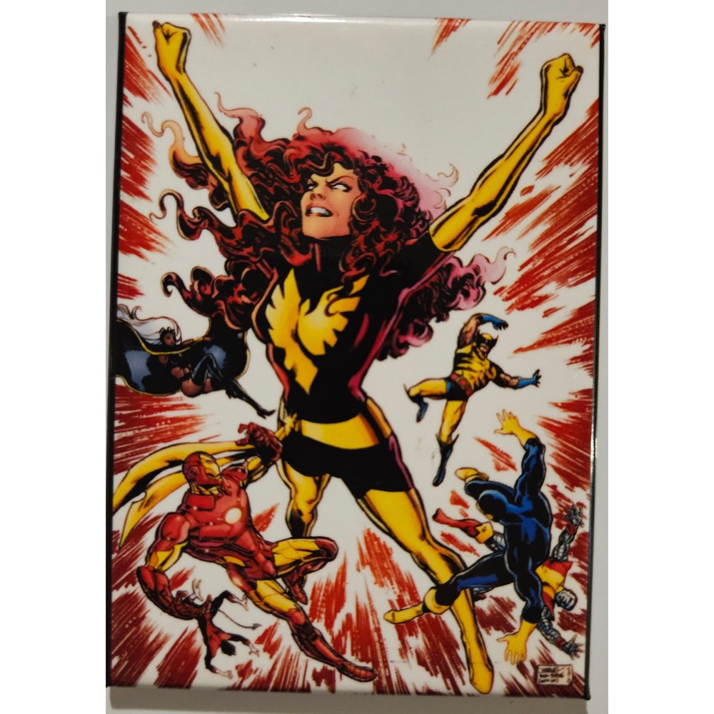 Marvel X-Men Phoenix Comic Art Magnet Iron Man Wolverine Storm‎ Cyclops
